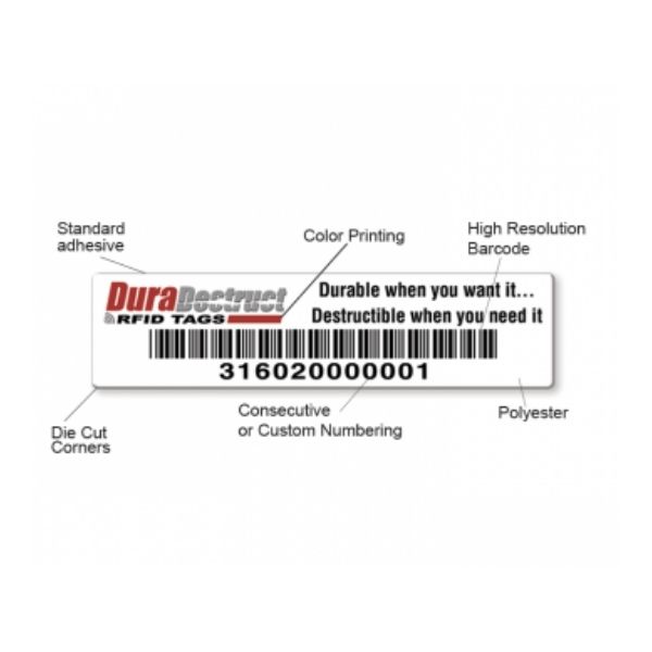 DuraDestruct RFID Tags – Plastic