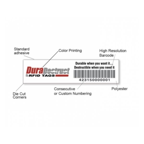 DuraDestruct RFID Tags - Glass 2