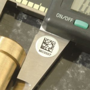Foil 2D Round Metal Tags 1