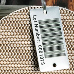 High Temperature Metal Barcode Tags 1