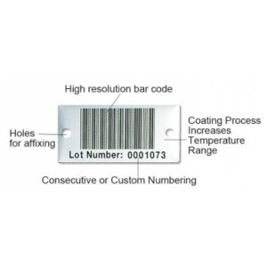 High Temperature Metal Barcode Tags 2