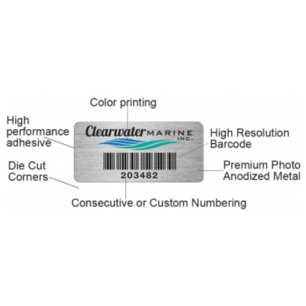 Metal Barcode Tags 3