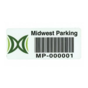 Destructible Barcode Windshield Tags 1