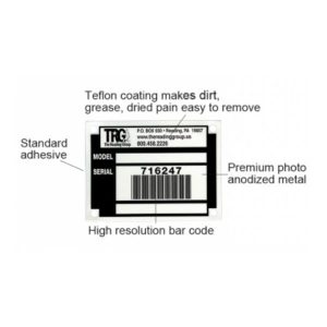 Teflon Coated Metal Tags 2