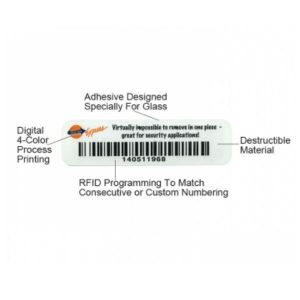 Destructible RFID Windshield Tags 3