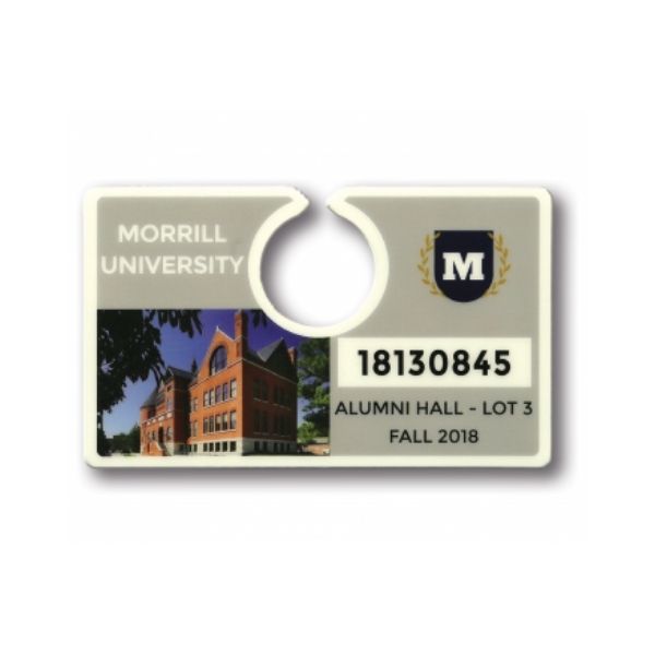 Parking Permit Hang Tags 3